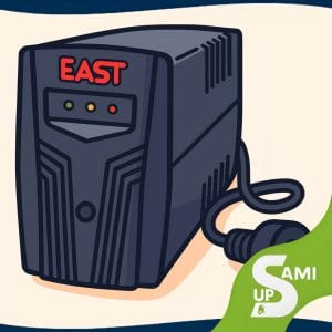 یو پی اس ۱۲۰۰ لاین اینتراکتیو ایست شبه سینوسی