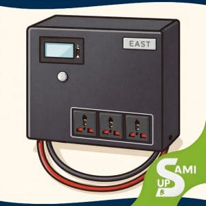 East 1200VA Line-Interactive UPS, Simulated Sine Wave (External Battery)