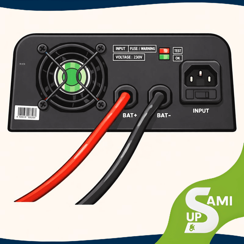 East 2400VA Line-Interactive UPS, Simulated Sine Wave (External Battery) - تصویر 2